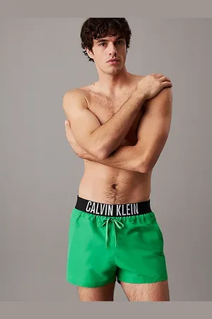 Calvin Klein Pantaloncini da bagno corti con vita con logo - Intense Power