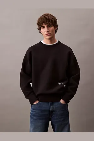 Calvin Klein Felpa in misto di cotone taglio relaxed