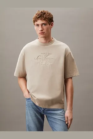 Calvin Klein T-shirt con monogramma dal taglio relaxed
