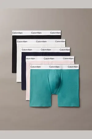 Calvin Klein Boxer aderenti lunghi confezione da 5 - Icon Cotton Stretch