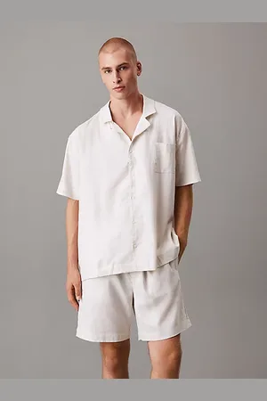 Calvin Klein Maglia pigiama in misto lino