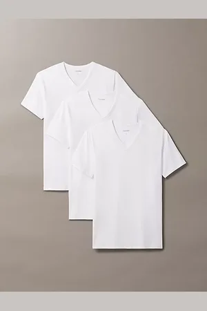 Calvin Klein T-shirt lounge con scollo a V in confezione da 3