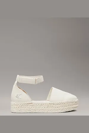 Calvin Klein Espadrillas con plateau in tela
