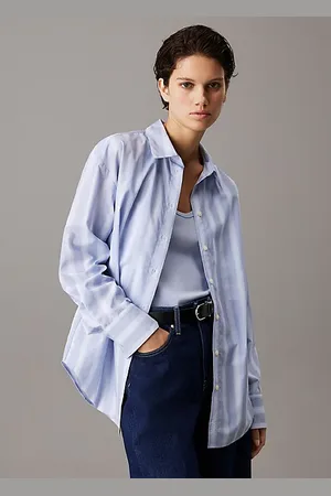 Calvin Klein Camicia a righe taglio relaxed