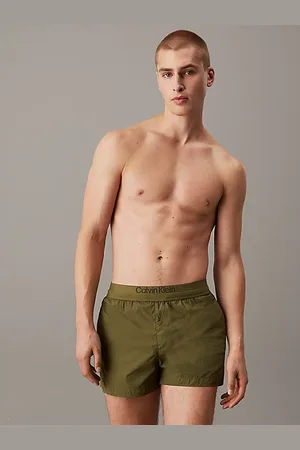 Calvin Klein Pantaloncini da bagno con vita con logo - CK Soft Nylon