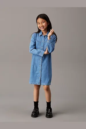 Calvin Klein Abito chemisier in denim taglio relaxed