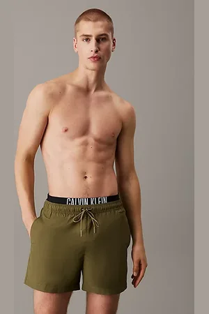 Calvin Klein Pantaloncini da bagno corti con fascia in vita doppia - Intense Power