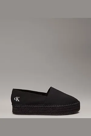 Calvin Klein Espadrillas con plateau in tela