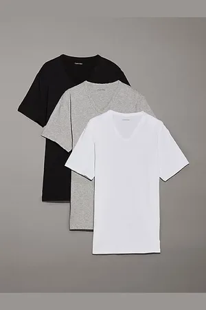 Calvin Klein T-shirt lounge con scollo a V in confezione da 3