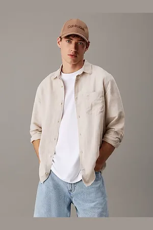 Calvin Klein Camicia in cotone e lino