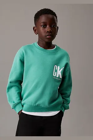 Calvin Klein Felpa con grafica sul retro taglio relaxed