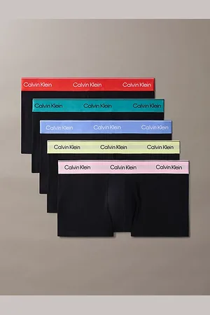 Calvin Klein Boxer aderenti a vita bassa in confezione da 5 - Icon Pride