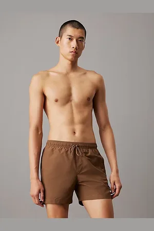 Calvin Klein Pantaloncini da bagno con cordoncino medio - Logo Embroidery