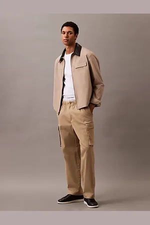 Calvin Klein Pantaloni cargo in cotone dritti