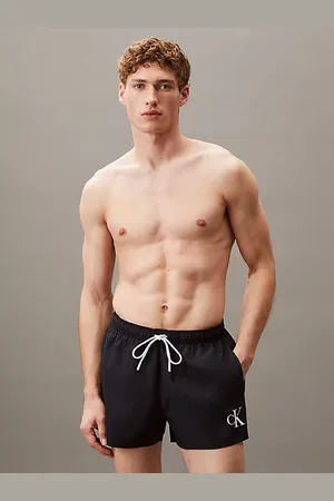 Calvin Klein Pantaloncini da bagno con cordoncino corto - CK Monogram