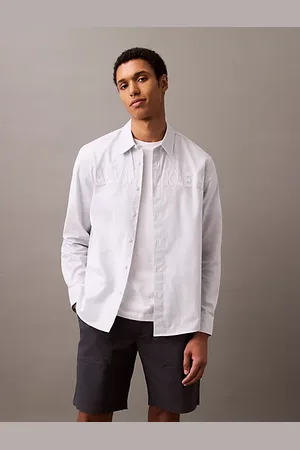 Calvin Klein Camicia Oxford con logo applicato
