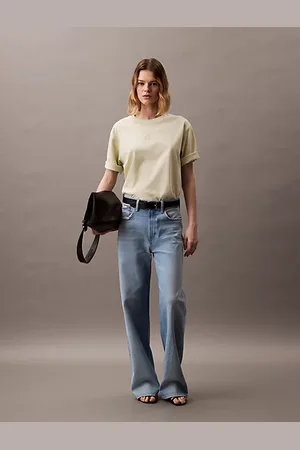 Calvin Klein T-shirt con logo lucido taglio relaxed