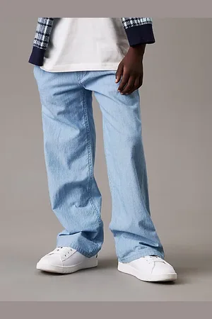 Calvin Klein Pantaloni chino in chambray taglio relaxed