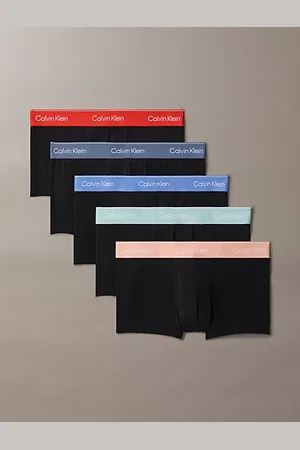 Calvin Klein Boxer a vita bassa in confezione da 5 - Icon Cotton Stretch