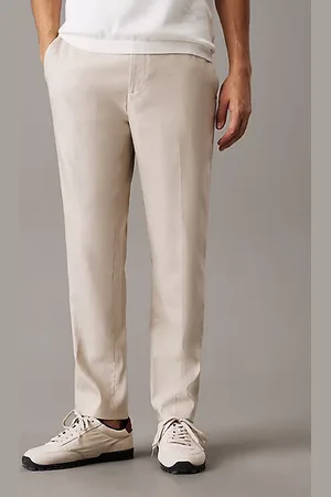 Calvin Klein Pantaloni fuselée misto lino lyocell