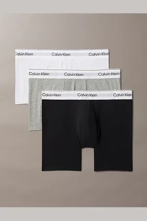 Calvin Klein Boxer aderenti lunghi confezione da 3 - Icon Cotton Stretch