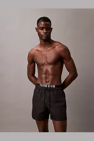 Calvin Klein Pantaloncini da bagno corti con fascia in vita doppia - Intense Power