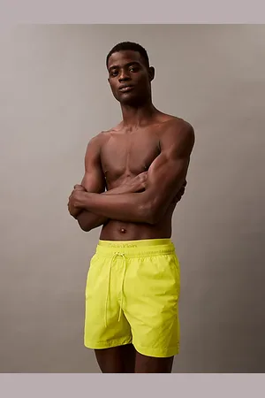Calvin Klein Pantaloncini da bagno corti con fascia in vita doppia - CK Soft Nylon
