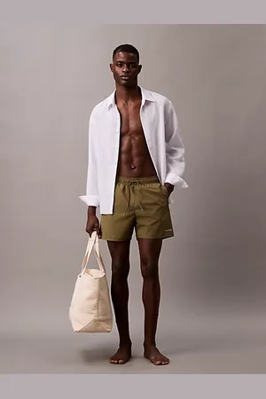 Calvin Klein Pantaloncini da bagno con cordoncino medio in confezione da 2