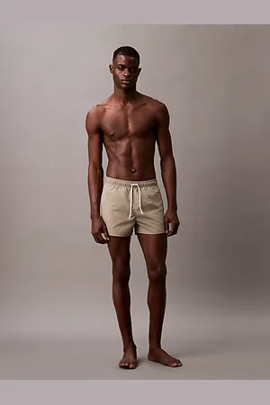 Calvin Klein Pantaloncini da bagno con cordoncino corto - CK Monogram