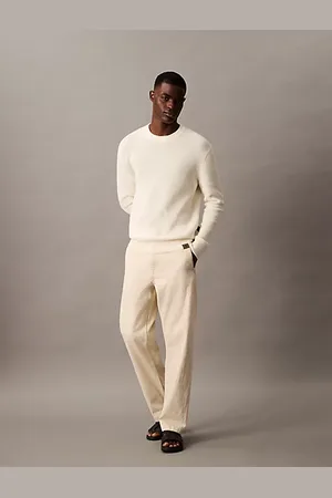 Calvin Klein Jeans relaxed in cotone e lino
