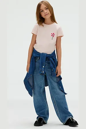 Calvin Klein T-shirt con applique a fiore slim