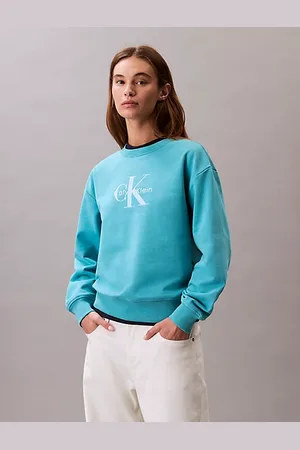 Calvin Klein Felpa con logo monogramma taglio relaxed