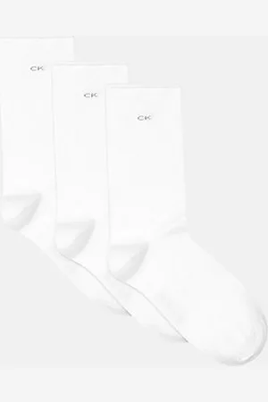 Calvin Klein Calzini rolltop in morbido cotone pettinato in confezione da 3