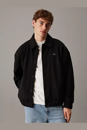 Calvin Klein Giacca con bottoni a pressione in morbida felpa