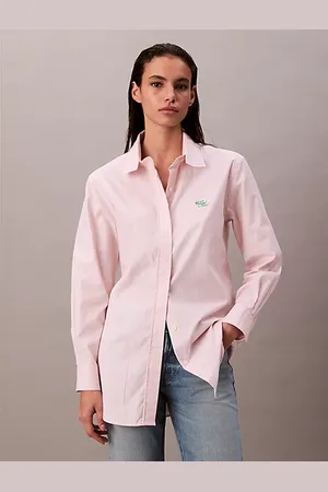 Calvin Klein Polo con logo taglio relaxed Logo Crest