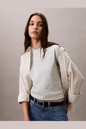 Calvin Klein T-shirt corta con monogramma