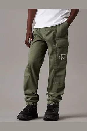 Calvin Klein Pantaloni cargo intessuti