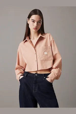 Calvin Klein Camicia in popeline di cotone corta