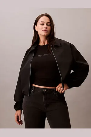 Calvin Klein T-shirt con logo slim plus size