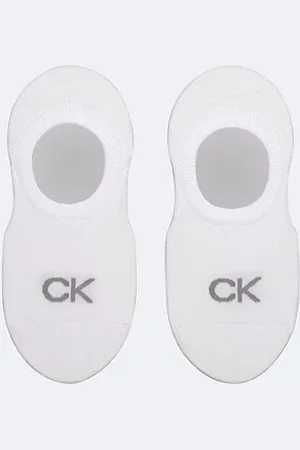 Calvin Klein Calzini invisibili in morbido cotone pettinato in confezione da 2