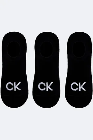 Calvin Klein Calzini invisibili in morbido cotone pettinato in confezione da 3