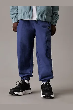 Calvin Klein Pantaloni della tuta in nylon increspato