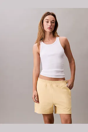 Calvin Klein Pantaloncini da tuta in spugna di cotone