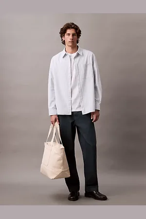 Calvin Klein Jeans relaxed in cotone e lino