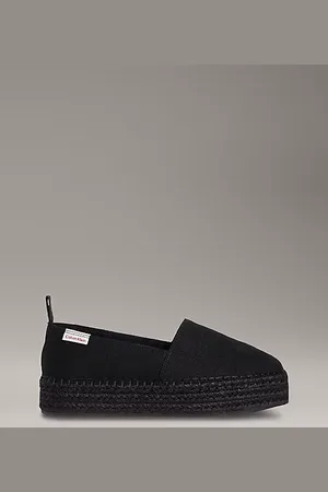 Calvin Klein Espadrillas con plateau in tela