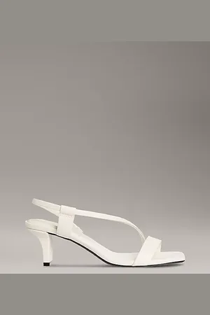 Calvin Klein Sandali con tacco in pelle