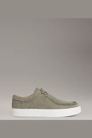 Calvin Klein Scarpe stringate ibride in pelle con punta apron