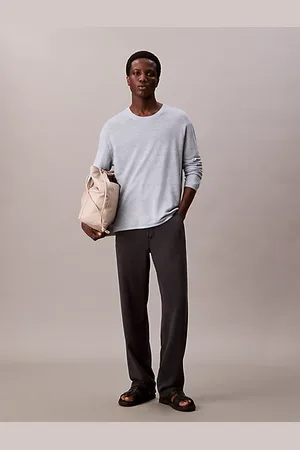 Calvin Klein Maglione Dual Tone in misto lino