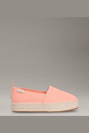 Calvin Klein Espadrillas con plateau in tela