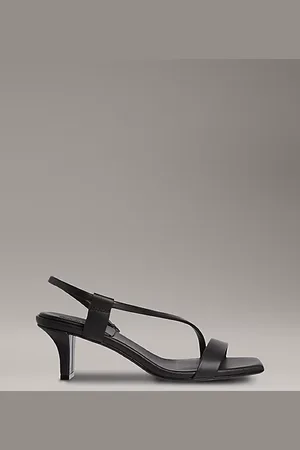 Calvin Klein Sandali con tacco in pelle
